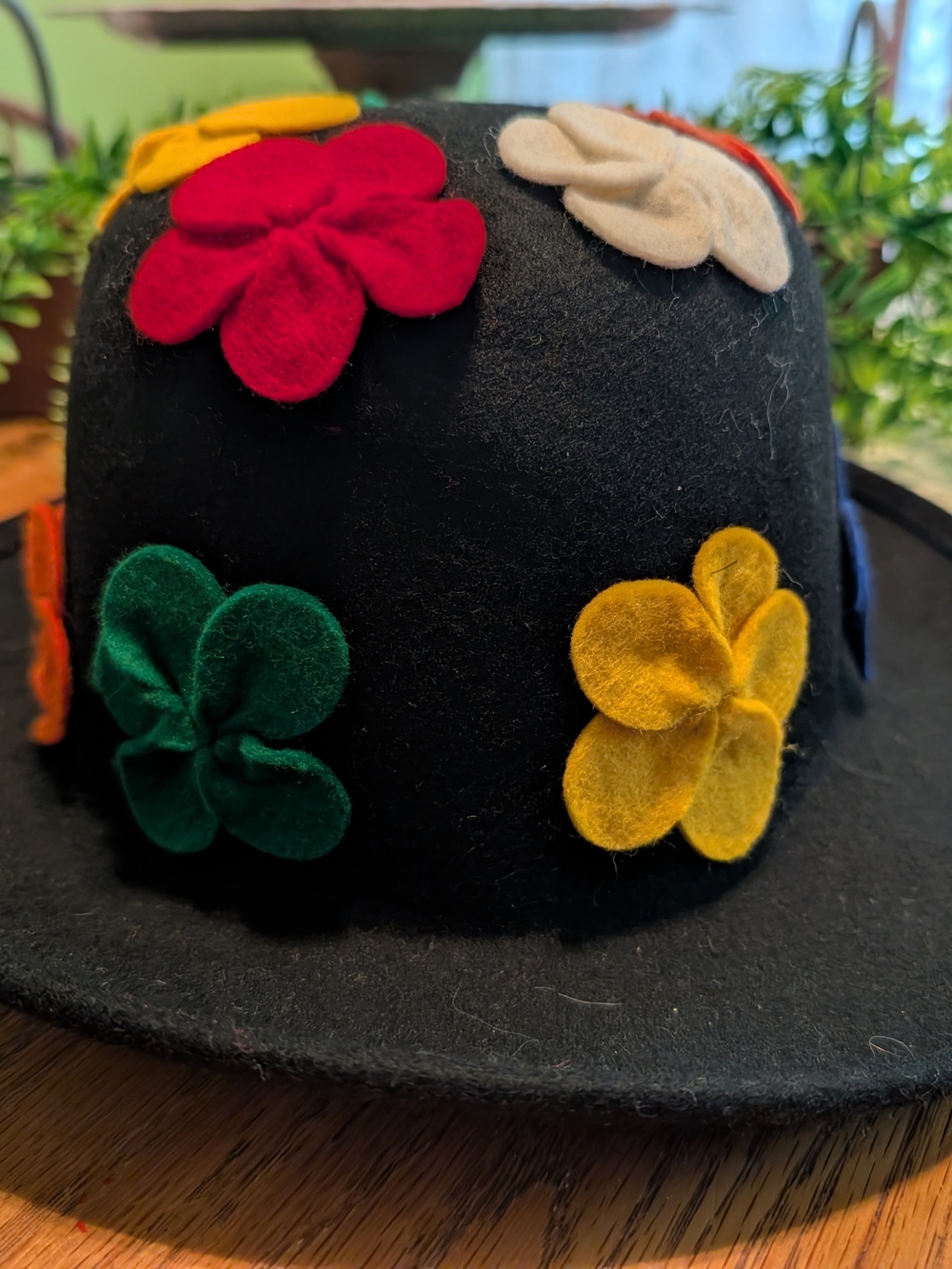 Vintage Deborah Rhodes Mocha Black Felt Hat
